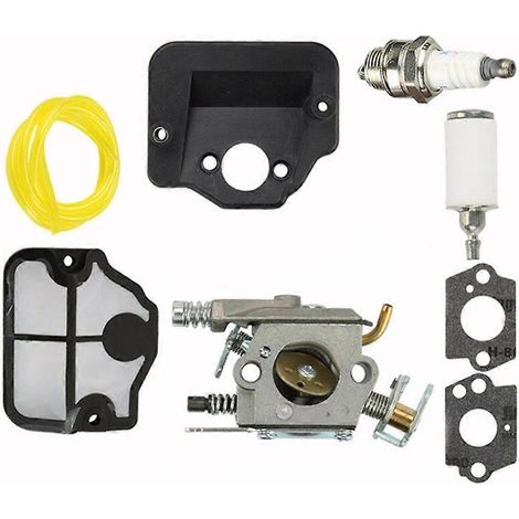 Kit di riparazione carburatore per Jonsered 2036 2040 CS2040, filtro aria, candela, kit guarnizioni tubo carburante - Perfetyh (1/5)