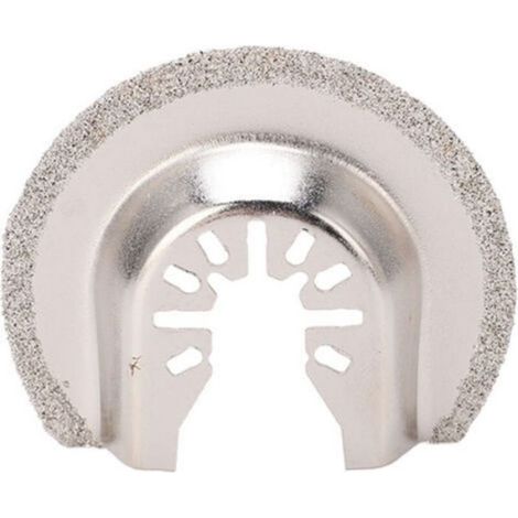 Lame De Scie Oscillante - Carbure De Diamant - Pour Enlèvement Carrelage Coulis Béton Maçonnerie - Lot De 5 (1/5)