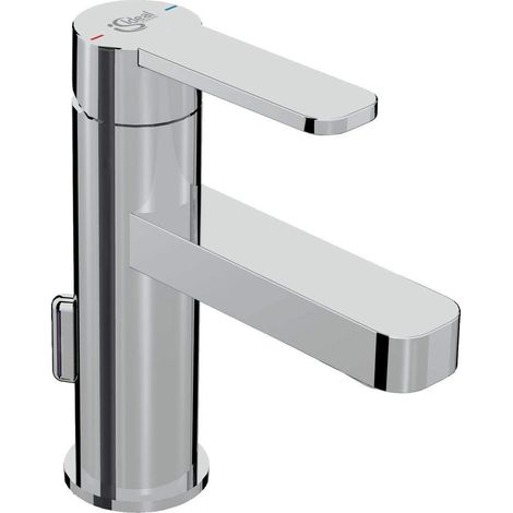 Ideal Standard B0618AA Giò Miscelatore monocomando lavabo con asta di comando scarico e piletta in metallo, cromato (1/4)