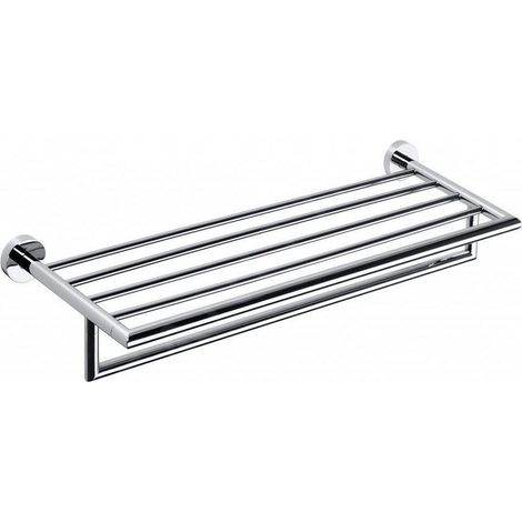 Sapho X-Round - Tablette murale pour serviettes, longeur 650 mm, chrome XR419