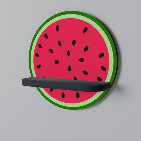 MATURE WATERMELON Rundes Regal Schwarz (1/5)