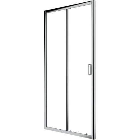 Porta Doccia 100 cm Scorrevole H190 Cristallo Trasparente Golden