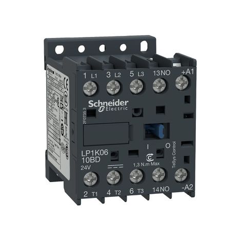 Contattore TeSys LP1-K - 3 poli - AC3 440V 9 A - 12 V CC - LP1K0910JD