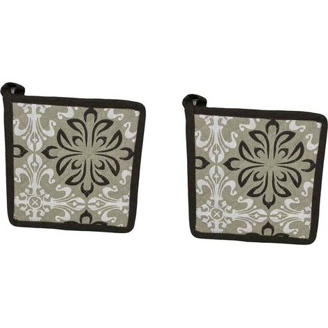 Set 2 presine da cucina in cotone con imbottitura guanto cucina isolante presina da forno