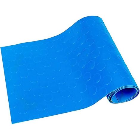 Anti-slip mat, blue, anti-slip texture, pool ladder mat, 90x23cm/35.4x9.1 inches, anti-slip safety mat for pool stairs, pool ladder protection (1/4)