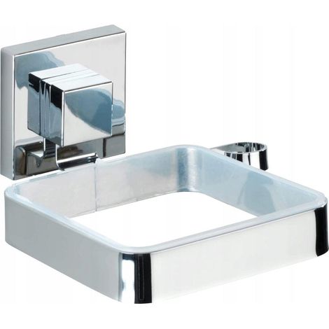 Wenko Soporte para Secador de Pelo Moderno en Acero Inoxidable