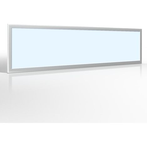 LED Panel 120x30cm 40W Rahmen silber - Lichtfarbe: Kaltweiß 5500K (1/5)