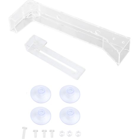 Mini-Acrylrohr-Zubehör für Aquarienfuttergranulat, versenkter Fisch- und Garnelenfutterspender mit komplettem Futterrohr
