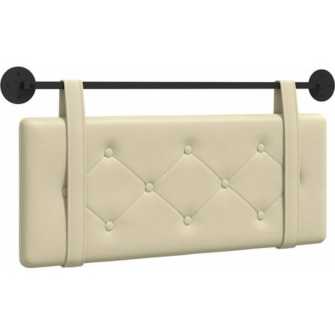 Maison Exclusive - Tête de lit suspendue Crème Simili cuir