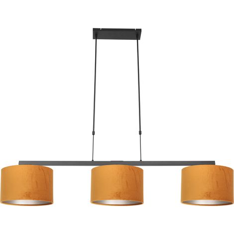 Steinhauer - lámpara colgante - Stang - negro - metal velours