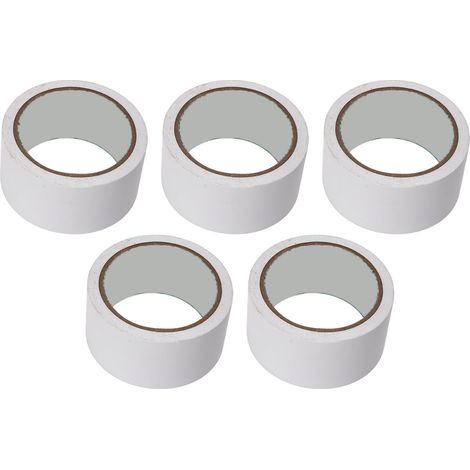 Cinq rouleaux de ruban de marquage au sol, de 5 cm de large, adaptés au marquage des lignes sur les terrains de compétition, les stades, les terrains de basketball, les terrains de volleyball, les cou (1/5)
