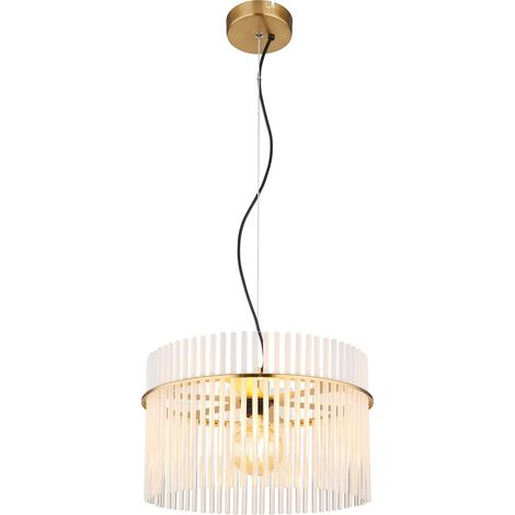 Globo - lámpara colgante - GORLEY - dorado - vidrio - Ø 40cm - (1/5)