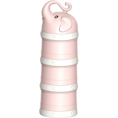 Distributeur De Poudre Pour Bébé - Conteneur Empilable 3 Compartiments 80 G Par Compartiment - Pour Préparation De Biberons - Voyage (1/5)