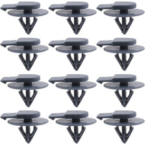 Lot de 50 clips de fixation en plastique gris pour garniture de roue Compatible avec Mini R57 R56 R55 Cooper 07137073915 (1/5)