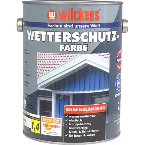 Wilckens Wetterschutzfarbe RAL 6005 Moosgrün 2,5l 11160500080