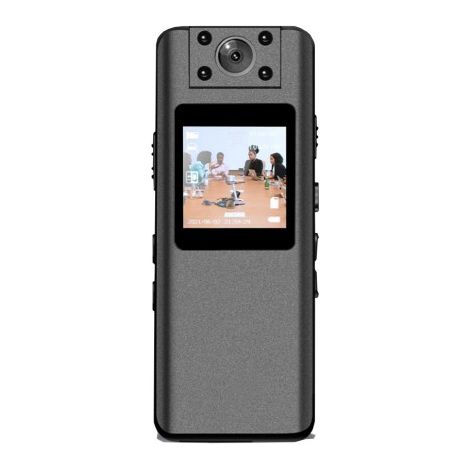 Mini caméra de surveillance corporelle 1080P HD magnétique,10H enregistrement continu, Vision nocturne 160° + Micro SD 128go (1/4)