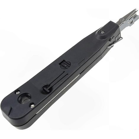 Coffre à sertir RJ45 RJ11 Cat5 Cat5e Cat6, outil d'insertion à percussion pour bornes et prises, équipement multifonction de câblage télécom, pose et connexion de fils. (1/5)