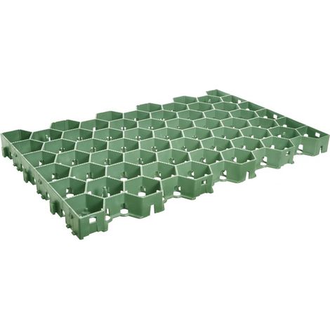 Piastra di rinforzo per manto erboso. Colore verde. SANS MARQUE (1/2)