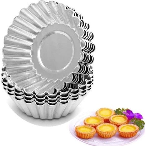 Moule à cupcakes en aluminium, moule à gâteau, moule à gelée chaude, plaques de cuisson, 20 pièces