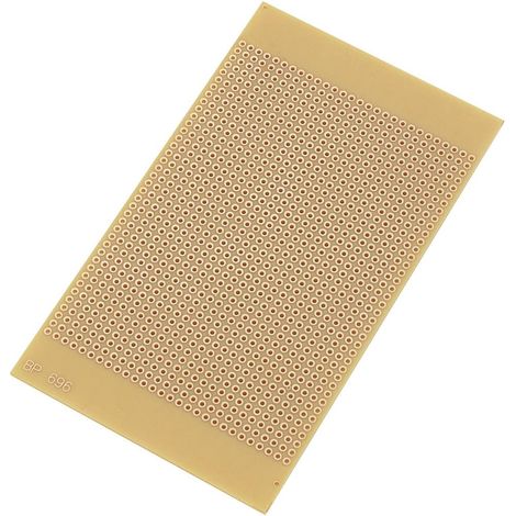 TRU COMPONENTS SU527696 SCHEDA PER ESPERIMENTI CARTA LAMINATA (L X L) 125 MM X 73 MM 35 µM PASSO 2.54 MM CONTENUTO 1 PZ. (1/3)