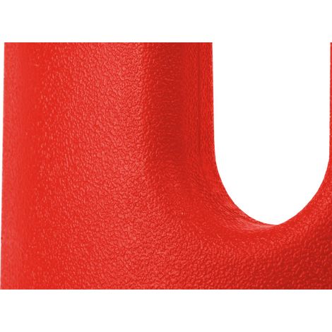 Protection angle - Inox/Plastique - Rouge - Saro