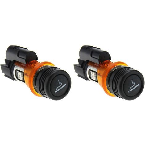 Deux boîtiers/prises allume-cigare universels 12V pour voiture (réf. 822754), compatibles avec Peugeot CC SW 206 308 406 607 1007 (1/5)