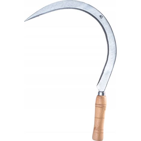 KADAX Sichel mit Klinge aus Metall, Silber