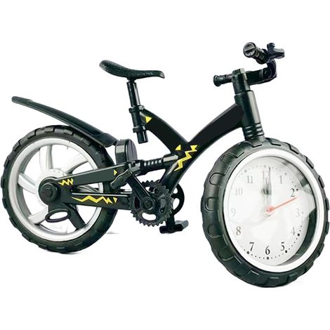Horloge décorative de bureau, pour , horloge modèle de vélo, horloge de table, horloge de bureau, horloge de vélo décorative, horloge de vélo unique, horloge de table pour chamb (1/5)