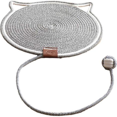 Katzenkratzmatte mit Ball, Schutz für Möbel, Sofa und Teppich-gray (1/5)