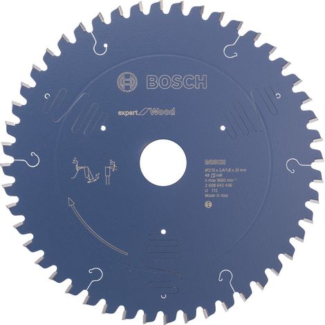 Lame BOSCH 2608642496\\tBois Ø 210 mm 48 dents pour Scie circulaire (1/5)
