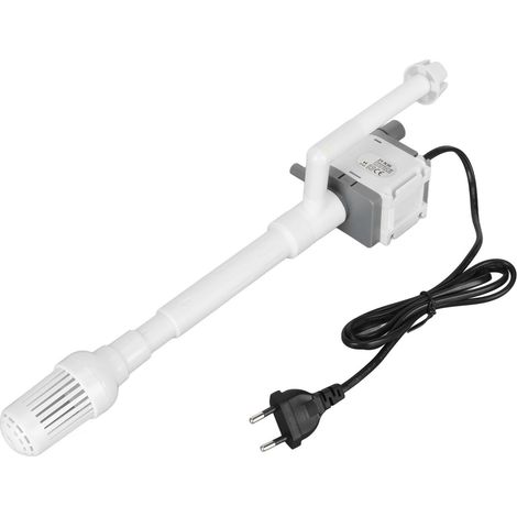 Bomba de filtro silenciosa para acuario de 10 W – 600 l/h – con ventosas y mangueras – para estanques de hasta 0,8 m (1/5)