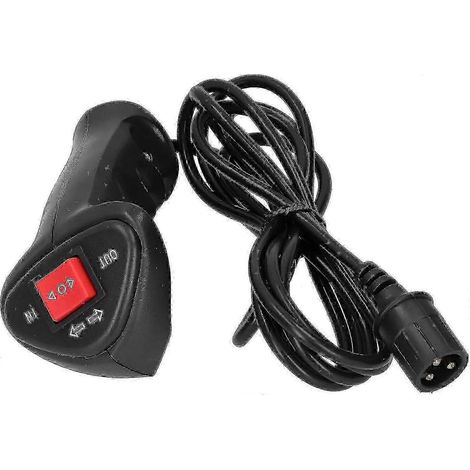 Télécommande universelle à 3 broches pour treuil électrique avec câble étanche de 2,8 m (9,2 pi) pour systèmes de récupération de véhicules tout-terrain Warn (1/5)