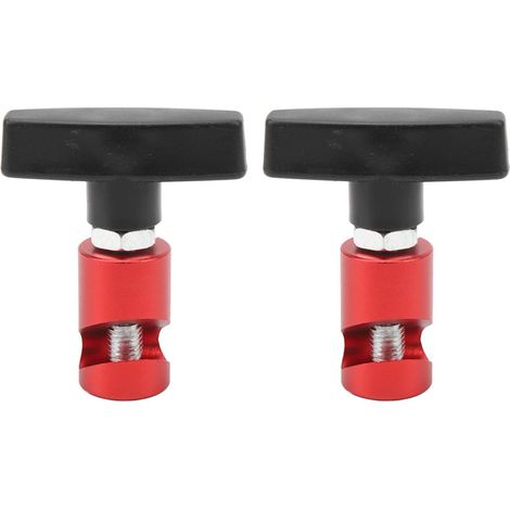 2 pièces pince de support de levage de capot outil de retenue de support de jambe de force de hayon de voiture pour hayon et coffre (Rouge) (1/5)