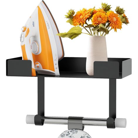Étagère murale/rangement pour table à repasser, avec rangement, antirouille, idéale pour les buanderies. (1/5)