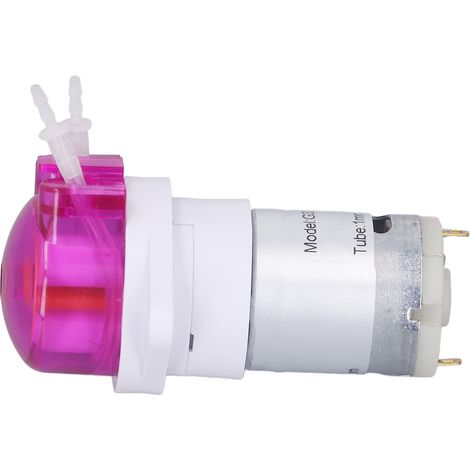 Pompe péristaltique 5000 tr/min, débit 12 ml/min, tube de 1 mm de diamètre intérieur et 3 mm de diamètre extérieur, excellente étanchéité, pompe doseuse de micro-liquides, 12 V CC, 250 A (1/5)