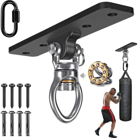 Support de Sac Lourd – Support de Suspension Robuste en Acier pour Sac de Frappe, Support Mural au Plafond pour la Boxe, Le Kickboxing, Le Muay Thai, et l'équipement de Fitness à Domicile (1/5)