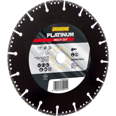 1PZ GRINDING DISCO DIAM. PLATINUM MULTI CUTDIAMETRO. 230 (1/2)