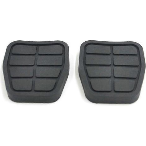 Lot de 2 protections en caoutchouc pour pédales de frein et d'embrayage de voiture (compatibles Golf et Jetta MK2). (1/4)