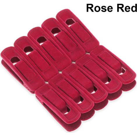 10 Pièces Penderies en Velours pour Placard, Lot de 10 Cintres Anti-Dérapants, 25.4 cm (1/5)