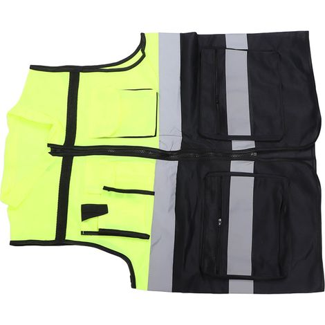 Gilets réfléchissants, vêtements réfléchissants, uniformes de sécurité pour la signalisation routière, services de conduite pour les chantiers, uniformes de conduite pour les travaux publics (1/5)