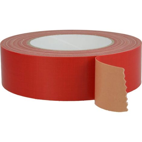 Ruban tissé extra épais rouge 38 mm