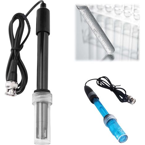 pH Électrode, PH Sonde,0-14 Sonde PH électrode,PH électrode Sonde,Capteur de Valeur de PH, Sonde de pH,Corps pH Électrode,Haut Précision pH Électrode,Sonde De Ph Piscine (1/5)