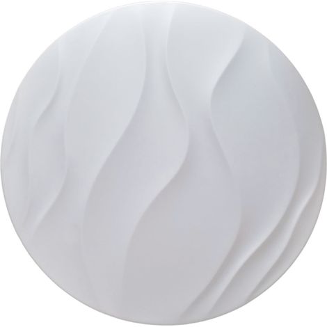 Plafoniera Led Soffitto Rotonda Bianca 80W Luce Fredda Moderno Onde ET-06081 (1/5)