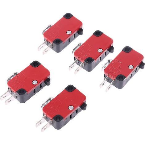 Mikro-Kurbel-Sicherheitsendschalter 250 V 16 A V-15-1c25 mit Sofortbetätigung über Rollenhebel (1/4)