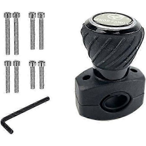 Le bouton de direction assistée universel tourne en douceur et est compatible avec les camions, tracteurs, excavatrices, chariots élévateurs, etc. (1/5)