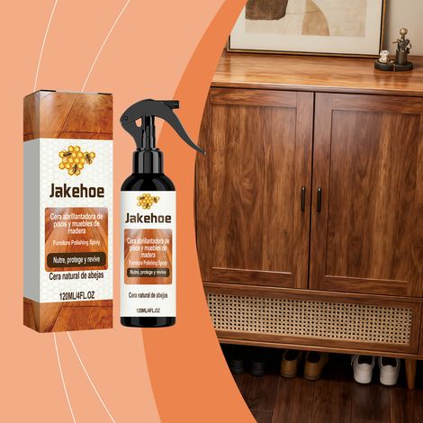 Möbelpolierspray für schnellen Glanz, hinterlässt keine Wasserflecken und duftet frisch. Ideal für den Heimgebrauch, insbesondere für Holzböden. – 120 ml -- DE (1/5)