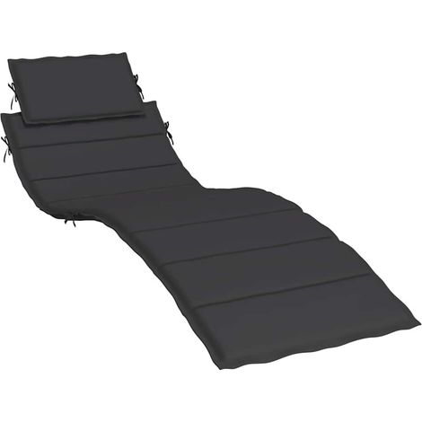 Maison Exclusive - Sonnenliegen-Auflage Schwarz 186x58x4 cm Oxfor