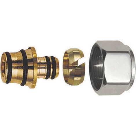 ADATTATORE PER TUBO MULTISTRATO CROMO-LUCIDO Diam. 20 x 2 S.F.