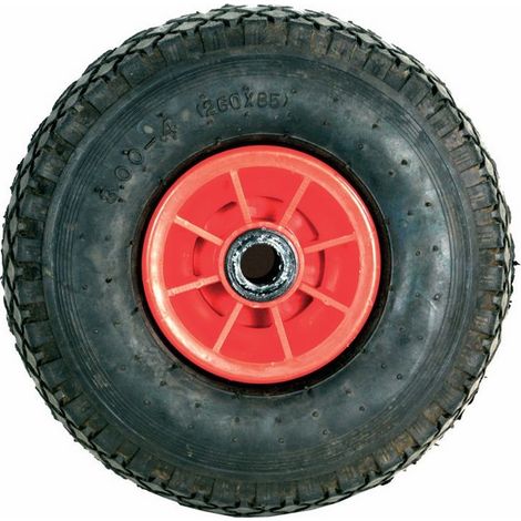 Ricambi - Ruota Pneumatica per Carrello Portapacchi 260 mm Foro 20 mm