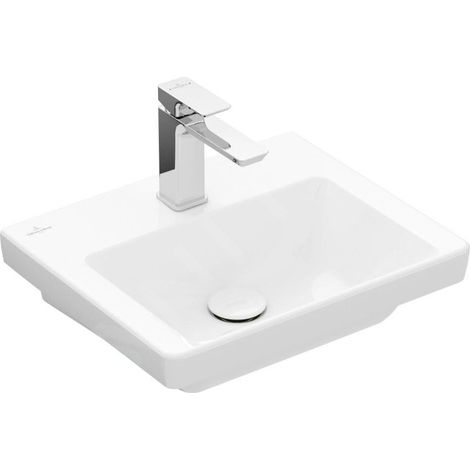 Villeroy & Boch Subway 3.0 lave-mains, 1 trou pour robinet, sans (1/4)